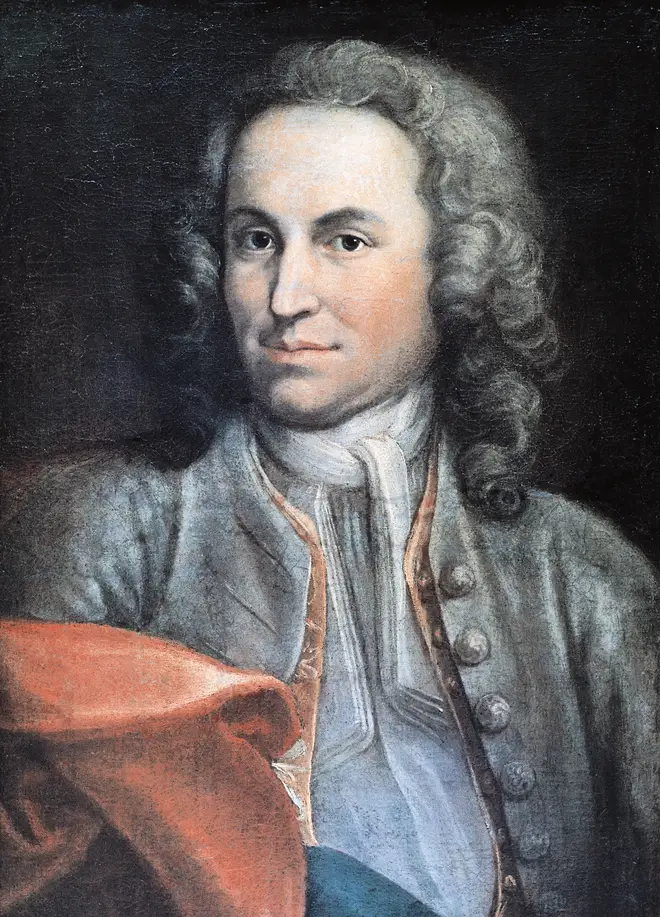 Portrait of composer Johann Sebastian Bach
