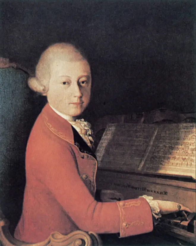 Young Mozart was easily distracted from his practice
