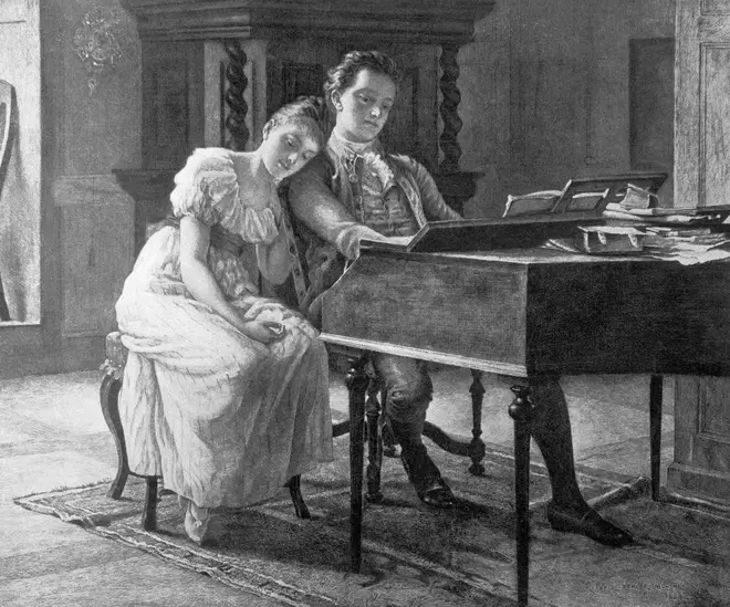 Felix Mendelssohn With His Sister