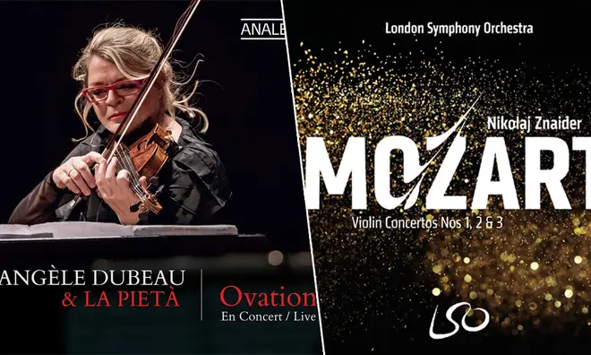 New Releases: Angèle Dubeau – Ovation; Nikolaj Znaider – Mozart: Violin Concertos Nos 1, 2 & 3