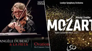 New Releases: Angèle Dubeau – Ovation; Nikolaj Znaider – Mozart: Violin Concertos Nos 1, 2 & 3
