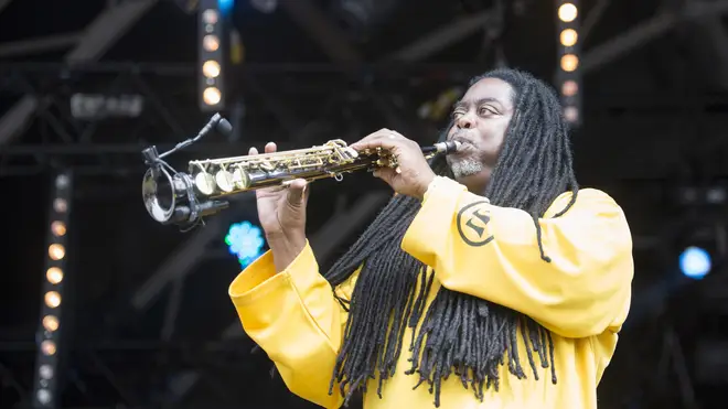 Courtney Pine performs at Camp Bestival 2014