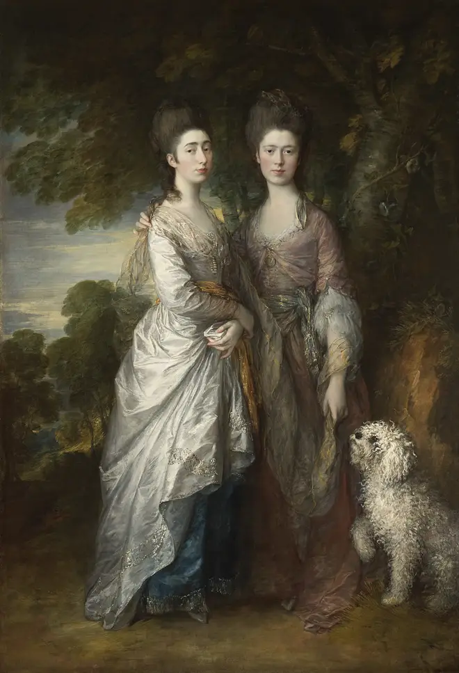 Mary and Margaret Gainsborough, the Artist’s Daughters by Thomas Gainsborough c. 1774.