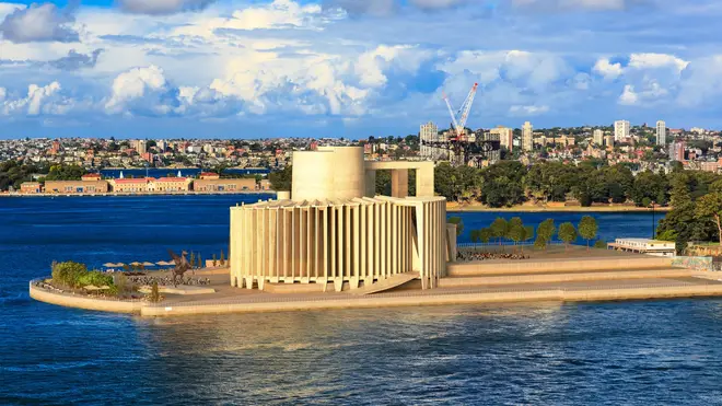 Philadelphia collaborative group's design for Sydney Opera House