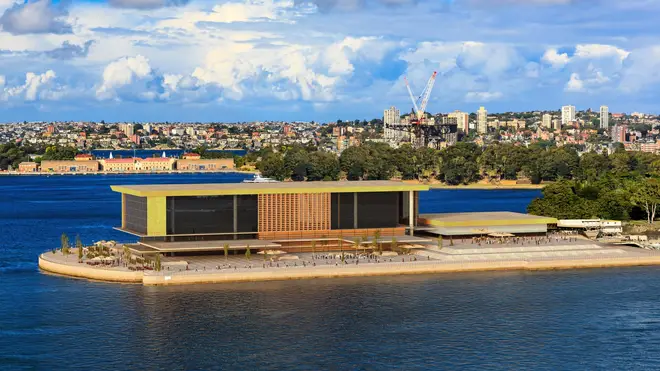 Sir Eugene Goossens' design for Sydney Opera House