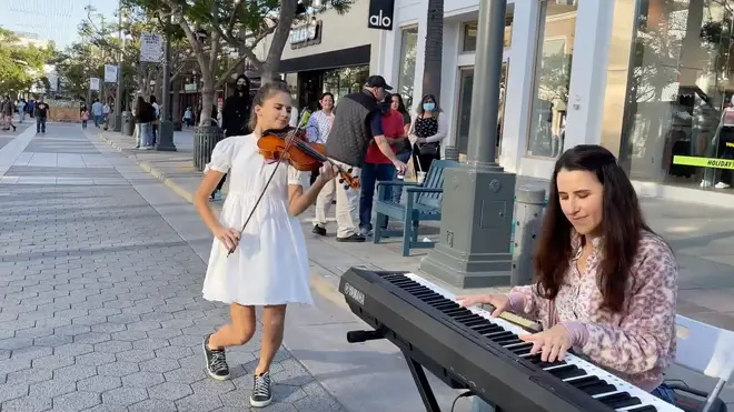 Karolina Protsenko performs Einaudi