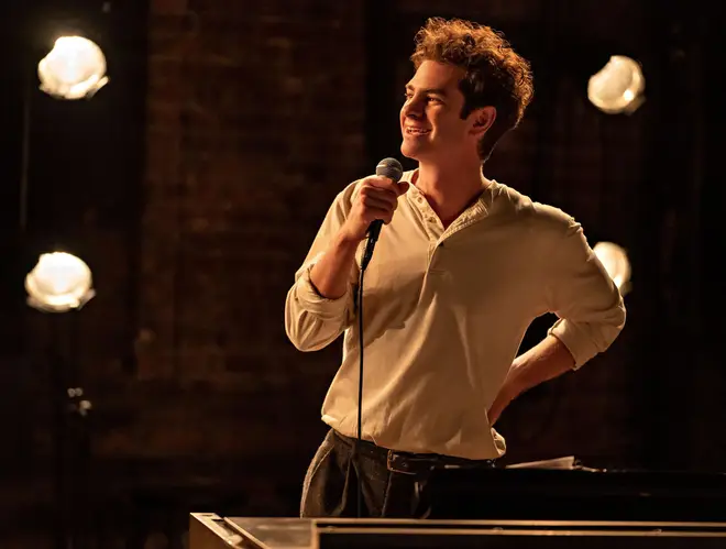 Andrew Garfield plays Jonathan Larson in 'tick, tick...BOOM!' on Netflix