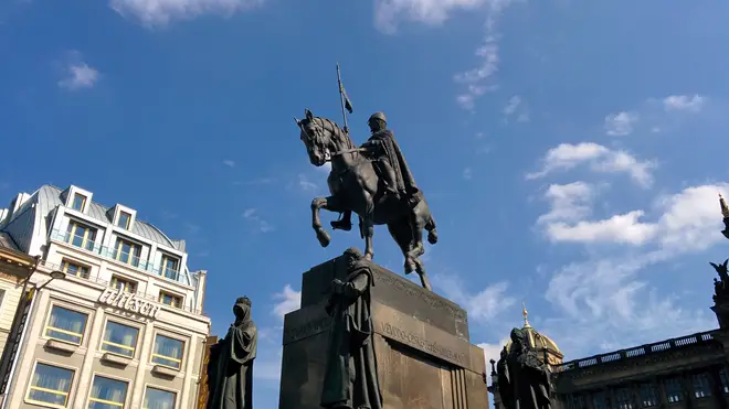 St Wenceslas Statue in Prague