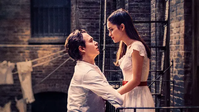 Rachel Zegler (Maria) and Ansel Elgort (Tony) star in West Side Story 2021 remake