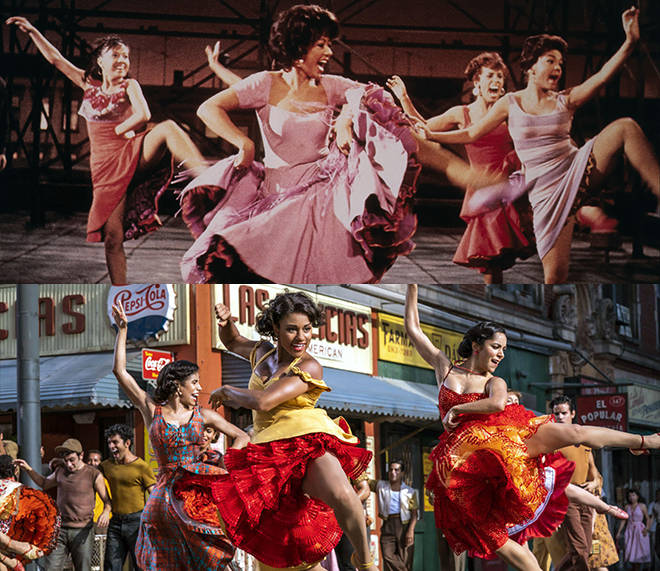 Anita in West Side Story - 1961 and 2021