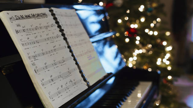 Getting into the Christmas spirit with sheet music