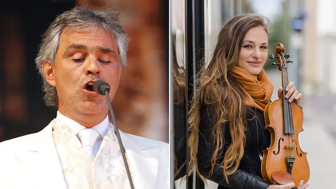 Andrea Bocelli joined by star violinist Nicola Benedetti in Scotland concert