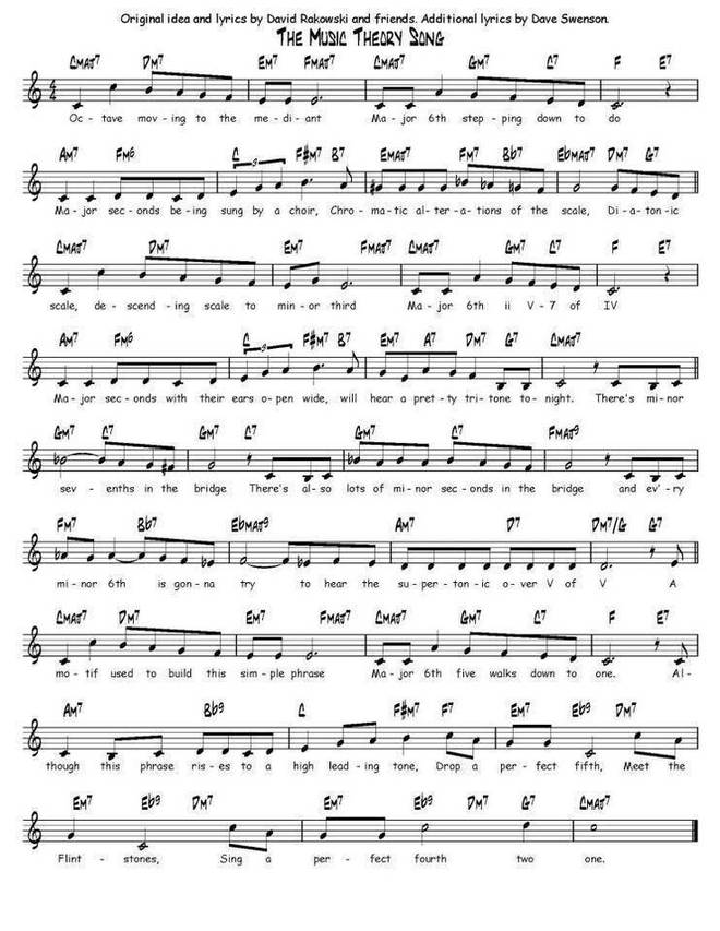 The Music Theory Song