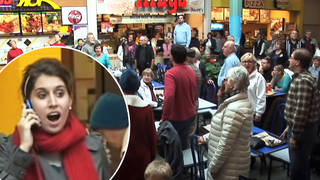 Christmas shoppers stunned as choir bursts into Handel ‘Hallelujah’ Chorus in food court