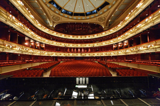 An empty Royal Opera House