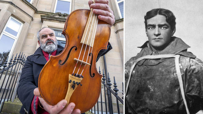 Great explorer immortalised as his old floorboards are made into a unique violin