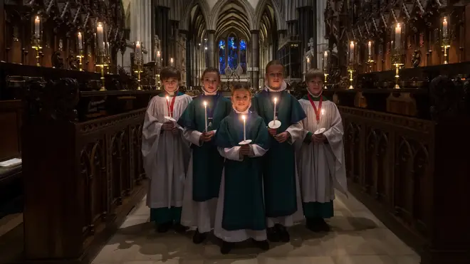 Salisbury Cathedral Choristers Prepare For Christmas Services
