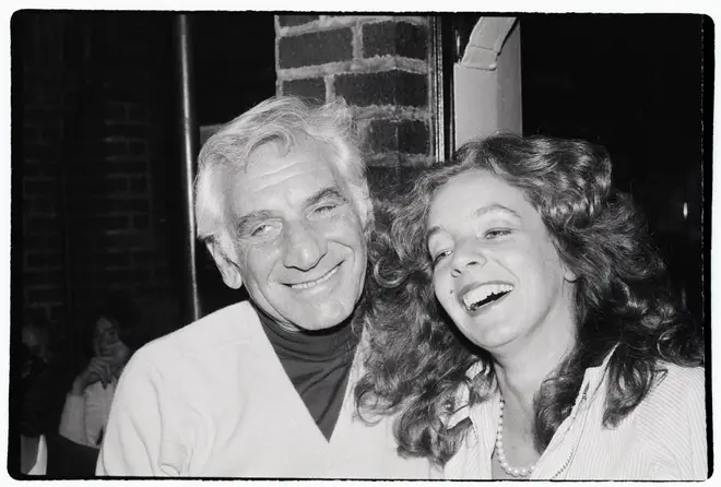 Jamie and Leonard Bernstein in 1980