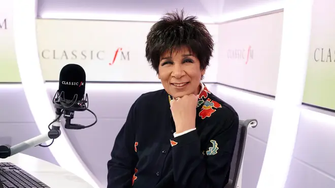 Moira Stuart in the Classic FM studio