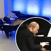 Russian pianist, Alexei Lubimov, defied Moscow authorities by continuing to play