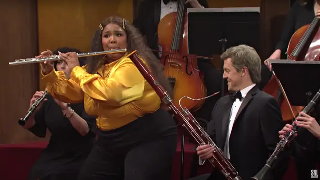 Lizzo joined the cast of Saturday Night Live this weekend
