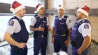 New Zealand Police singing carols