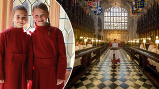 First girl choristers welcomed into Windsor chapel choir in its 674-year history