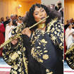 Lizzo plays her new $55,000 flute for the press at last night’s Met Gala