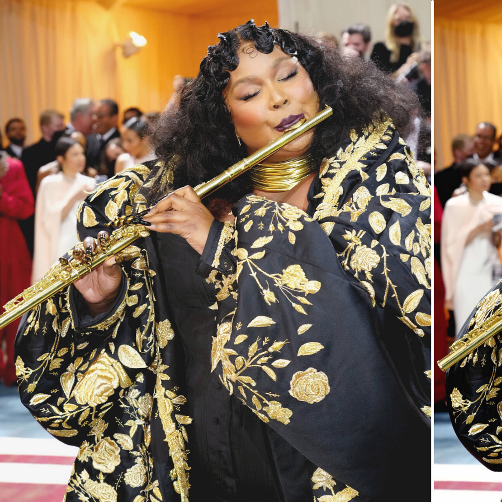 Lizzo brought her flute to the Met Gala, and performed Debussy on the red  carpet... - Classic FM