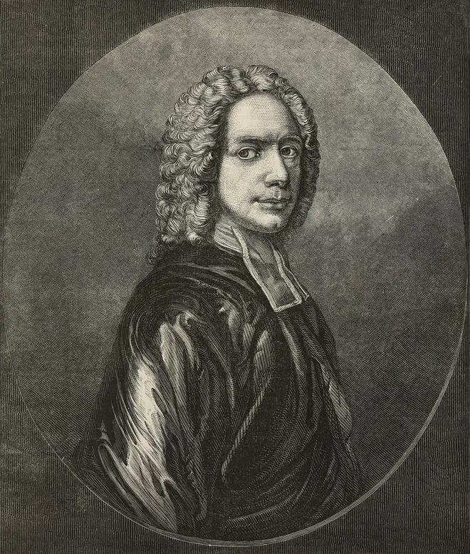 Portrait of Isaac Watts, English hymn writer