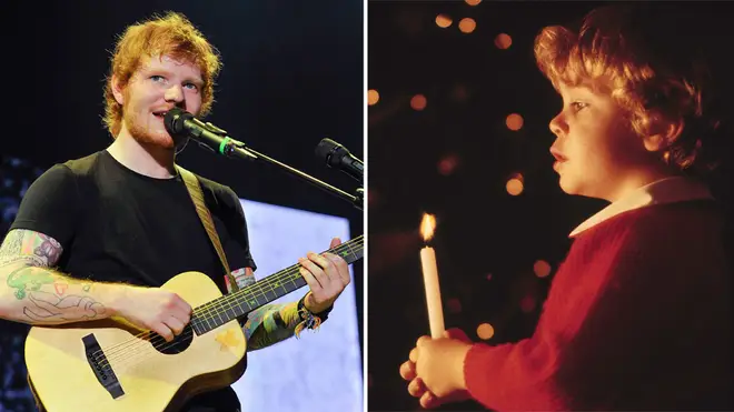 Ed Sheeran sang in his church choir, in Suffolk