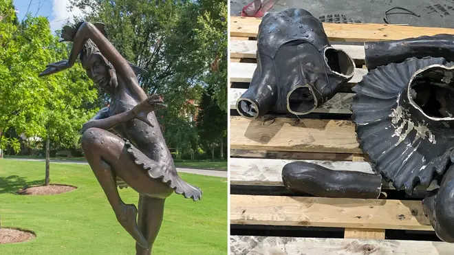 Destroyed statue of Native American ballerina, sold for $250, will be restored after community outcry