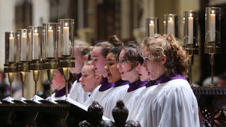 Members of Canterbury Cathedral Girls’ Choir