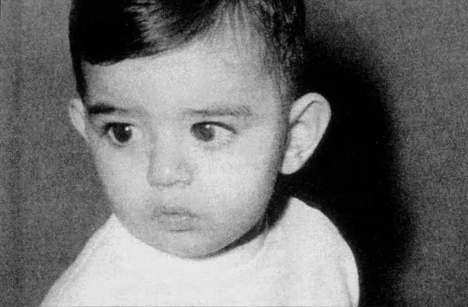 Andrea Bocelli pictured at two years old (1960)