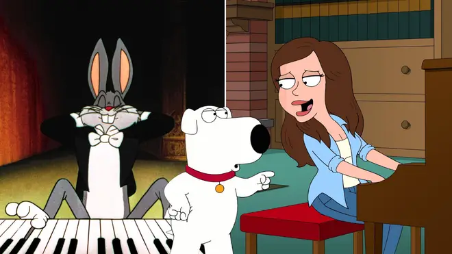 Rhapsody Rabbit meets the cast of Family Guy...