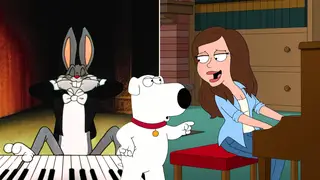 Rhapsody Rabbit meets the cast of Family Guy...