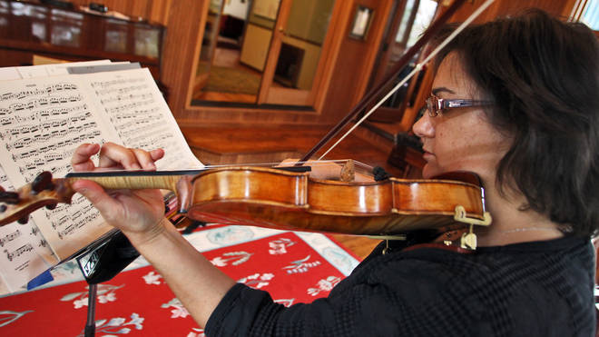 Daria Adams is a violinist with the St. Paul Chamber Orchestra