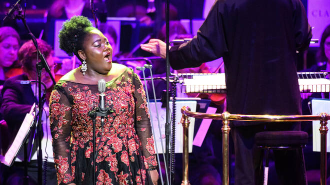 Masabane Cecilia Rangwanasha performs with the Royal Philharmonic Orchestra at Classic FM Live