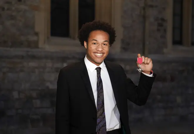 Sheku Kanneh-Mason was made an MBE in 2021 for his services to music