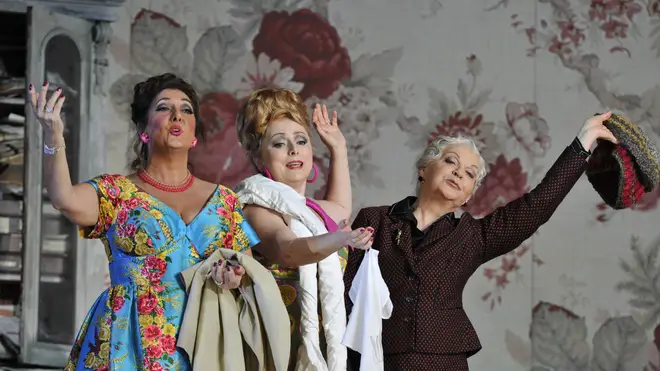 UK - The Royal Opera's production of Giacomo Puccini's Gianni Schicchi directed by Richard Jones and conducted by Nicola