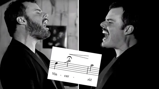 Incredible impersonator creates duet of Pavarotti and Freddie Mercury singing ‘Nessun dorma’