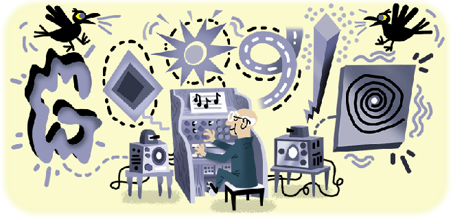 Google Doodle celebrates Oskar Sala, an electronic music composer and physicist