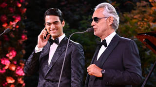 Andrea Bocelli steps in as last-minute understudy for his stranded son