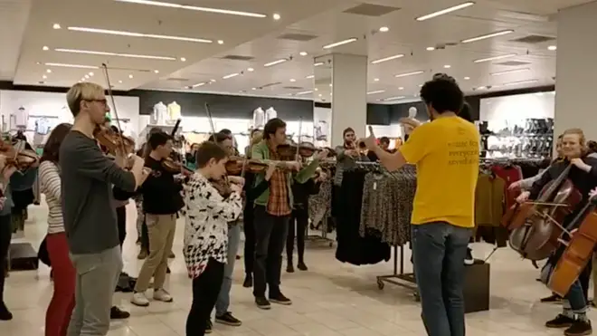 A Prokofiev flashmob in Primark