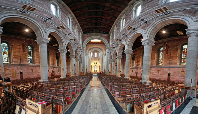 Inside St Anne's Cathedral, Belfast