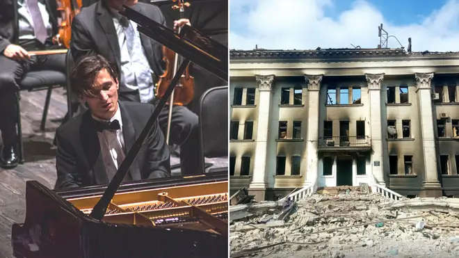 RCM piano professor, Alexander Romanovsky, was recently filmed playing for Russian state-controlled media in Mariupol