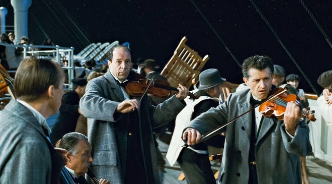 The 1997 Titanic film, directed by James Cameron and starring Leonardo DiCaprio and Kate Winslet, immortalised the depiction of the ship’s musicians performing ‘Nearer, My God, to Thee’ as the ship sank.