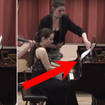 Pianist, Angela Todorova, was accompanying a violinist, when every musician’s worst nightmare happened