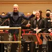 The Philadelphia Orchestra, and conductor Yannick Nézet-Séguin, performing at Carnegie Hall last year, mostly without masks