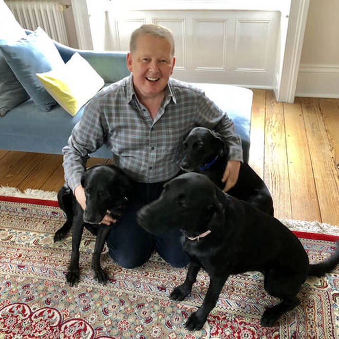 Bill Turnbull shared his life with his beloved Labradors